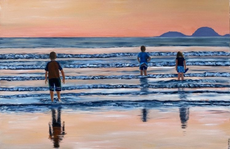 18 At the Prom, Innocence watching the sunset.