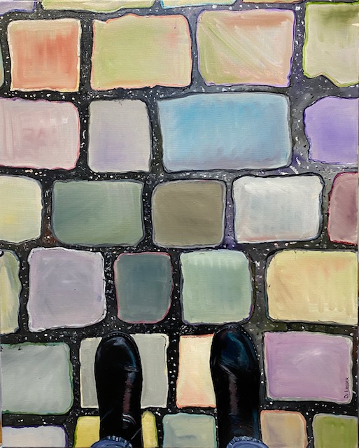 painting of these boots